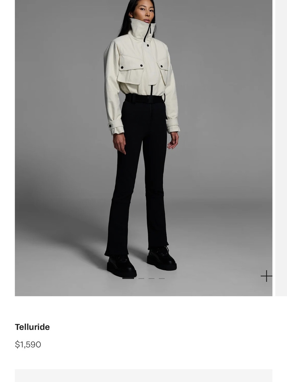 Black Telluride Ski Suit